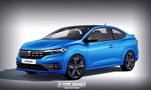 2021 Dacia Logan Reimagined With Coupe, Pickup, MCV Body Styles