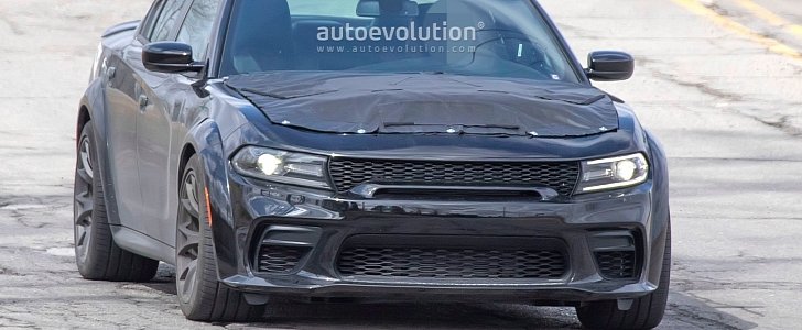 2021 dodge charger hellcat redeye widebody spied is