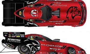 2021 Dodge Charger SRT Hellcat Redeye Gets Demonic Tribute Livery on Dragsters