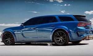 2021 Dodge Magnum Imagined With SRT Widebody Look and Charger Underpinnings