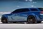 2021 Dodge Magnum Imagined With SRT Widebody Look and Charger Underpinnings