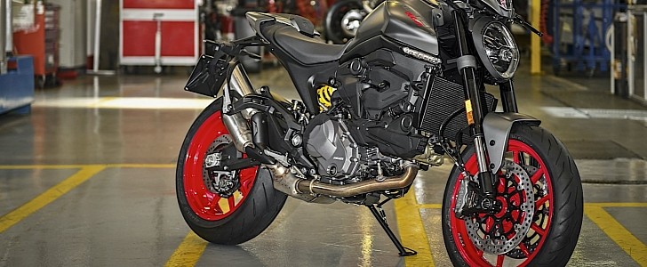 2021 Ducati Monster on the assembly lines