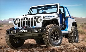 Electric Wrangler Magneto Concept Is the Star of 2021 Easter Jeep Safari