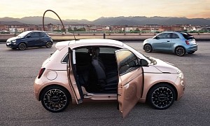2021 Fiat New 500 3+1 EV Packs a Surprising Additional Door for Easier Access