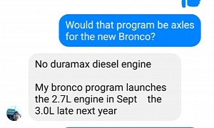 2021 Ford Bronco 2.7L and 3.0L EcoBoost V6 Engines Indirectly Confirmed
