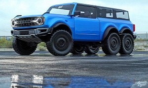 2021 Ford Bronco "6x6" Looks Like a Dune Blaster
