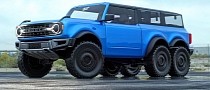 2021 Ford Bronco "6x6" Looks Like a Dune Blaster