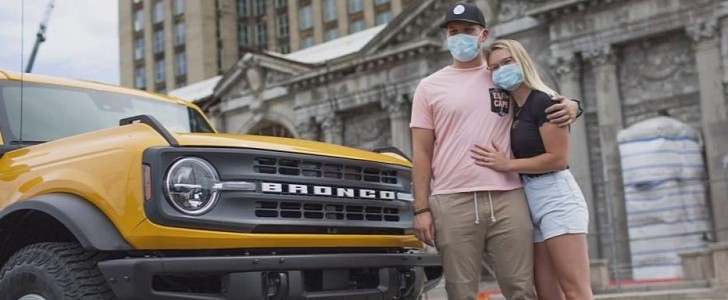 2021 Ford Bronco marriage proposal