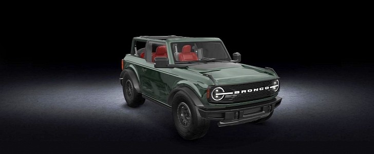 2021 Ford Bronco Bullitt rendering by Actev Design