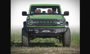 2021 Ford Bronco DV8 Off-Road Bumper Previewed With Built-In Winch