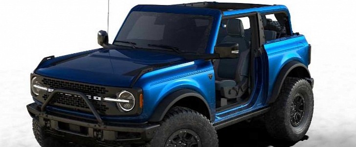 2021 Ford Bronco First Edition Lightning Blue