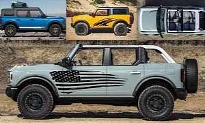 2021 Ford Bronco Gets Aftermarket Decals From Rider Graphix