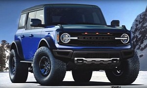 2021 Ford Bronco Gets "Raptor" Digital Treatment, Retro SUV Looks Powerful