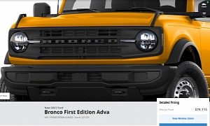 2021 Ford Bronco Has Dealer Markups of Up to $20,000