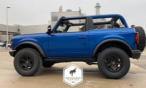2021 Ford Bronco Has the Motherload: First Edition, Lightning Blue, Navy Pier