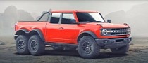 2021 Ford Bronco Morphs into a 6x6 Monster Under Your Very Eyes