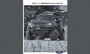 2021 Ford Bronco Owner’s Manual Indirectly Confirms PHEV Option