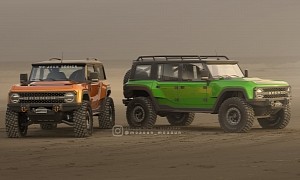 2021 Ford Bronco Rendered With Two Doors, Four Doors, Massive Off-Road Tires