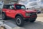 2021 Ford Bronco's Updated “Safari Bar” Gets Spotted on Race Red Badlands