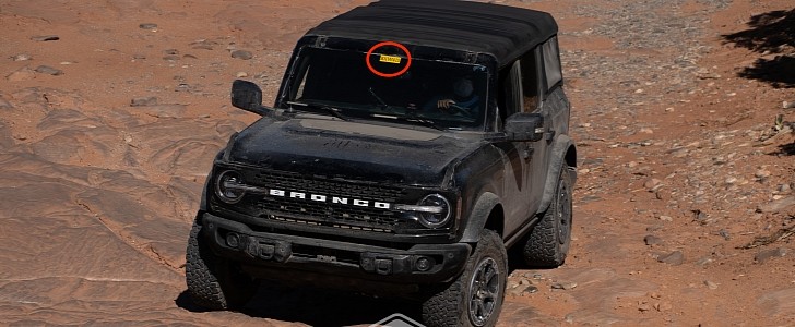 2021 Ford Bronco Sasquatch Package with manual transmission testing photo by The Bronco Nation