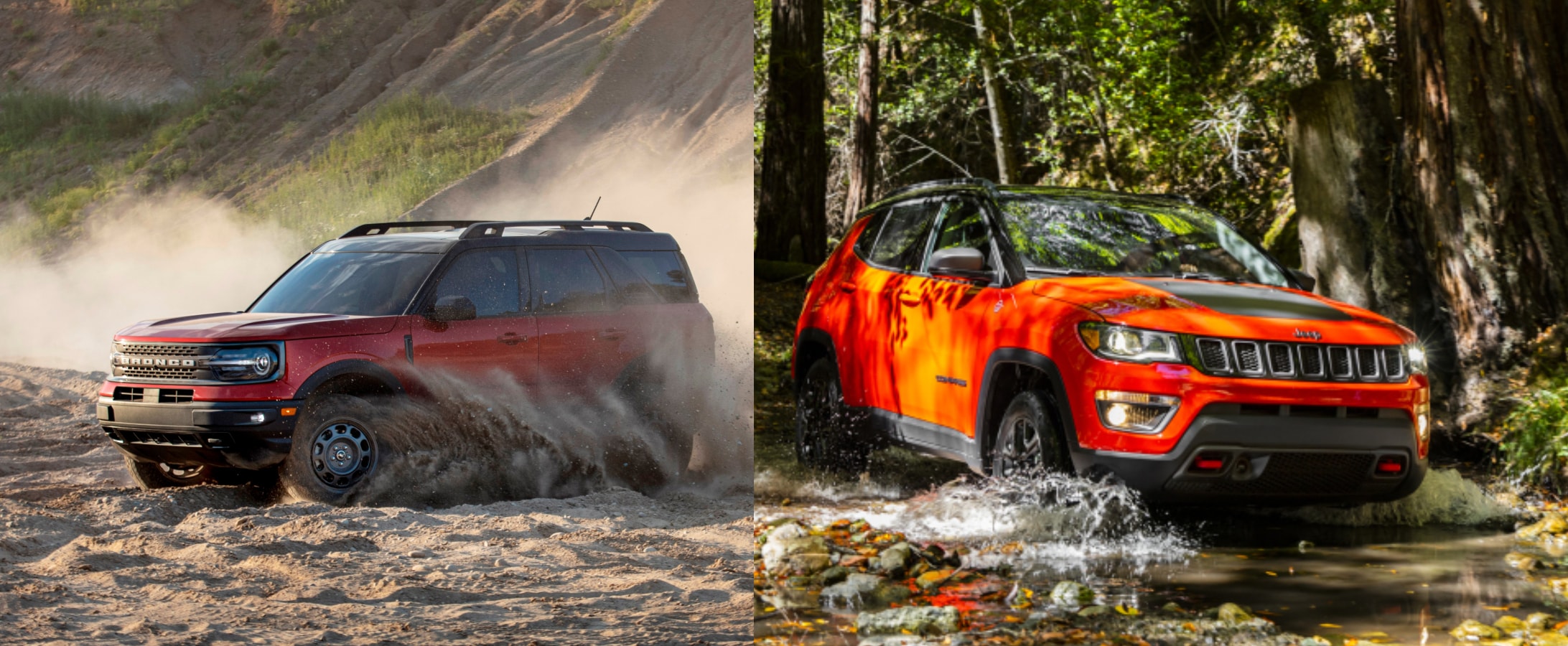 2021 Ford Bronco Sport vs. Jeep Compass: Which One Makes ...