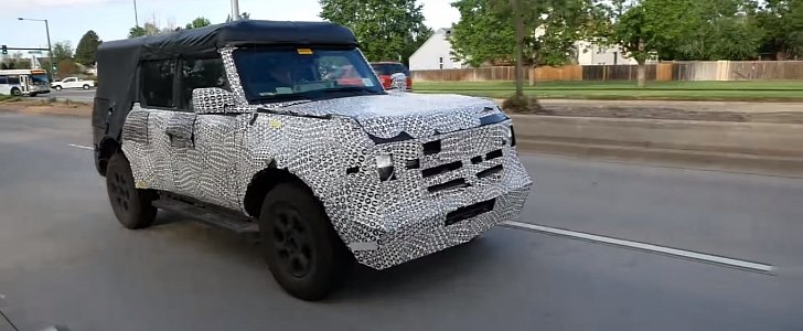 2021 Ford Bronco spied by The Fast Lane Car