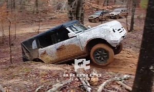 2021 Ford Bronco Tested Off-Road, Benchmarked Against Jeep Wrangler JL and JLU