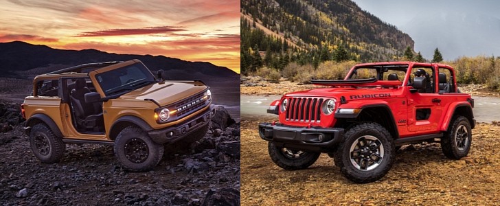 2021 Ford Bronco vs. Jeep Wrangler