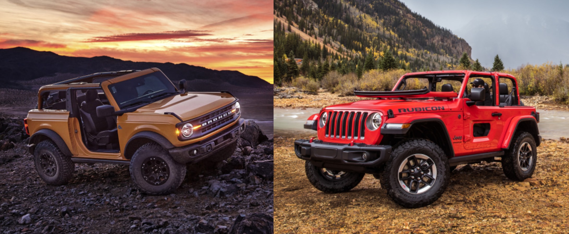 2021 ford bronco vs. jeep wrangler comparison: which one