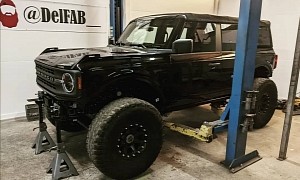 2021 Ford Bronco With Solid Axle Swap Up Front Is Getting Ready for SEMA 2021