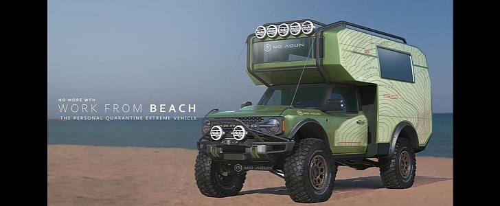 2021 Ford Bronco “Work From Beach” rendering