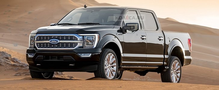 2021 Ford F-150 Accurately Rendered With GMC-Like Grille