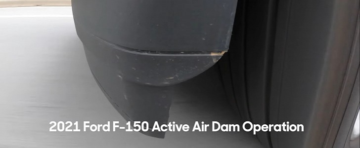 2021 Ford F-150 active air dam