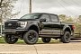 2021 Ford F-150 Blacks Ops Lifted Truck Flaunts Huge Tires, Fox Shocks