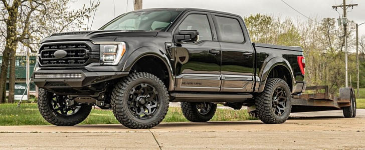 2021 Ford F-150 Blacks Ops lifted truck by Tuscany Motor Co.