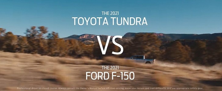 2021 Ford F-150 vs. 2021 Toyota Tundra head-to-head official video