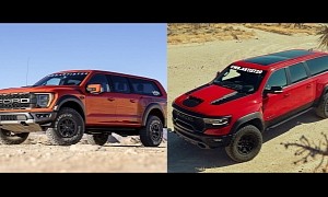 2021 Ford F-150 Raptor SUV vs. Ramcharger TRX: When Trucks Become SUVs Again