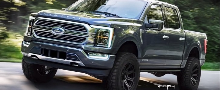 2021 Ford F-150 redesign by The Sketch Monkey