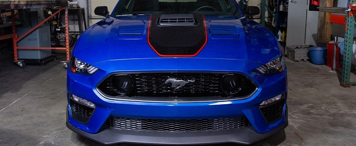 2021 Ford Mustang Mach 1 Shaker Hood Kit from Classic Design Concepts