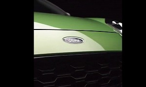 2021 Ford Puma ST Hot Crossover Teased, Looks Great Painted Green
