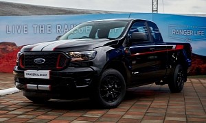2021 Ford Ranger Facelift Revealed With Trapezoidal Grille in Thailand