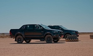 2021 Ford Ranger vs. 2021 Toyota Hilux Drag Race Is Anyone’s Guess