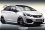 2021 Honda Jazz Type R Rendered, Rumored With Four-Cylinder Turbo Engine