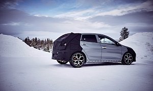 2021 Hyundai i20 N Testing in the Snow Is Pure Poetry