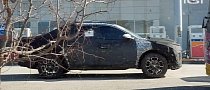 2021 Hyundai Santa Cruz Pickup Spied Testing in Korea