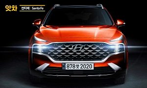 2021 Hyundai Santa Fe Refreshed Front Gets Accurately Rendered