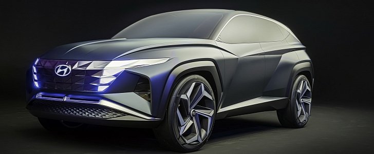 2021 Hyundai Tucson Previewed by Futuristic Plug-In Concept in Los Angeles
