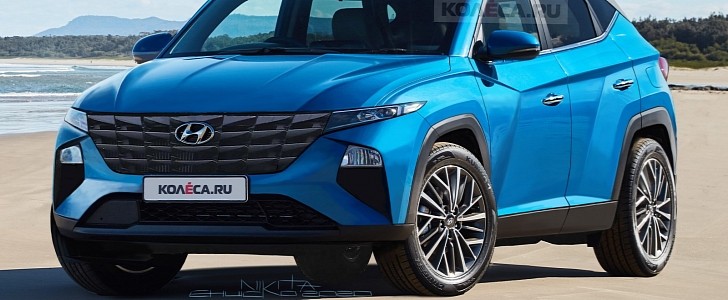 2021 Hyundai Tucson Shows Crazy Styling in Accurate Rendering