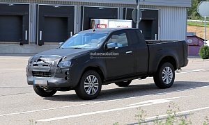 2020 Isuzu D-Max Pickup Truck Spied In Germany