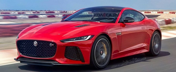 2021 Jaguar F-Type Shows Angry New Face in Fresh Rendering